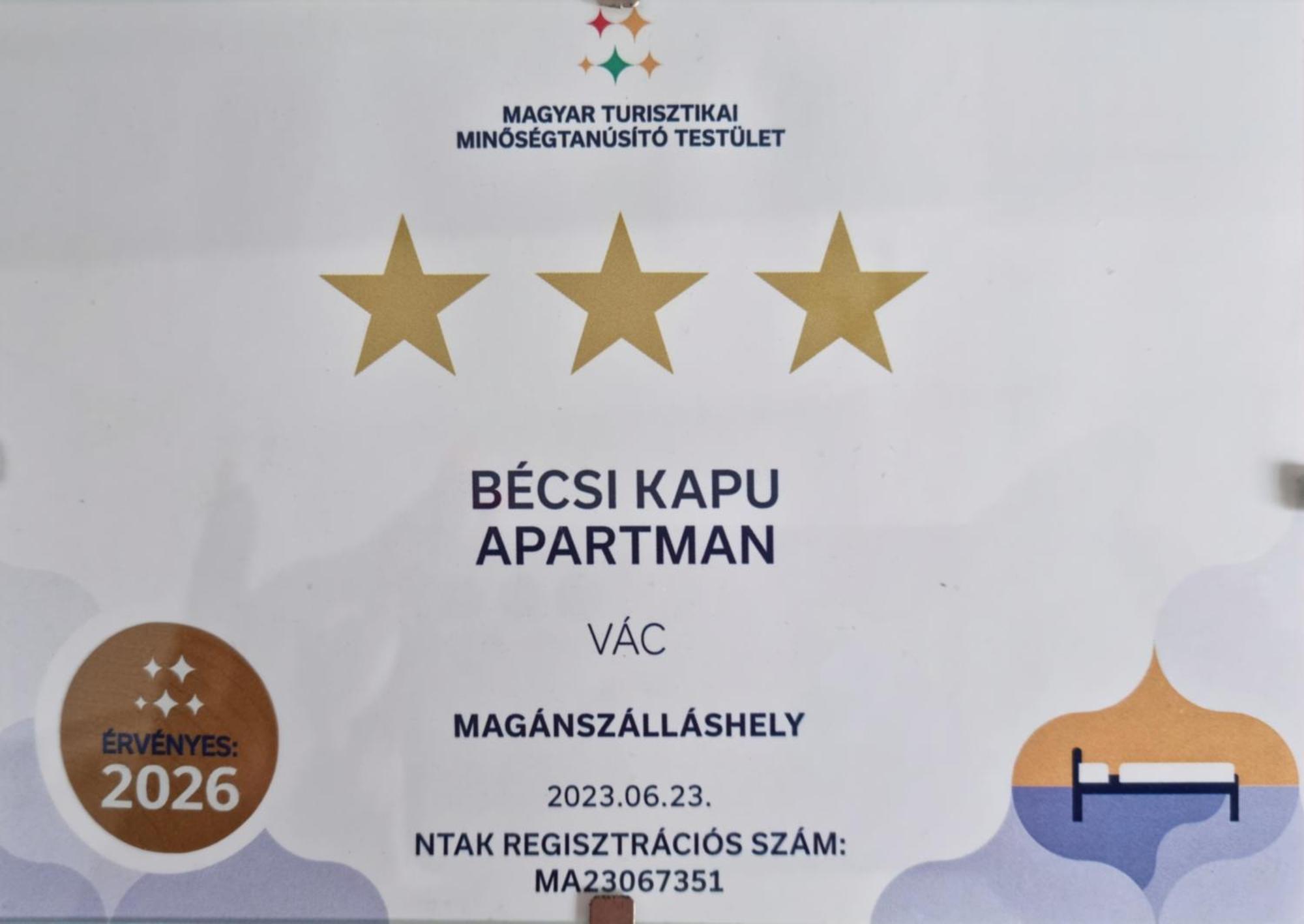 Apartmán Becsi Kapu Apartman Vác Exteriér fotografie